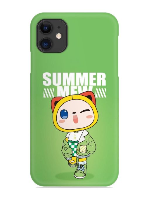 Summer Mew Snap Case for Apple Iphone 11