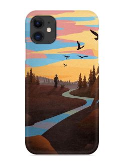 Natural Landscape Art Snap Case for Apple Iphone 11