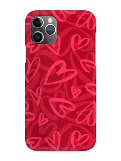 Seamless Romantic Pattern Snap Case for Apple Iphone 11 Pro