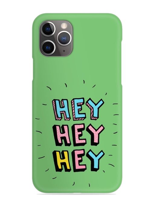 Hey Vector Cartoon Snap Case for Apple Iphone 11 Pro Edge Zapvi