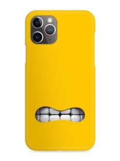 Mouth Character On Snap Case for Apple Iphone 11 Pro
