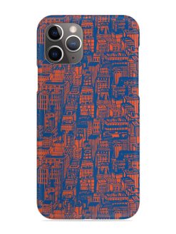 Hand Drawn Seamless Snap Case for Apple Iphone 11 Pro