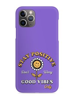Retro Positive Flower Snap Case for Apple Iphone 11 Pro