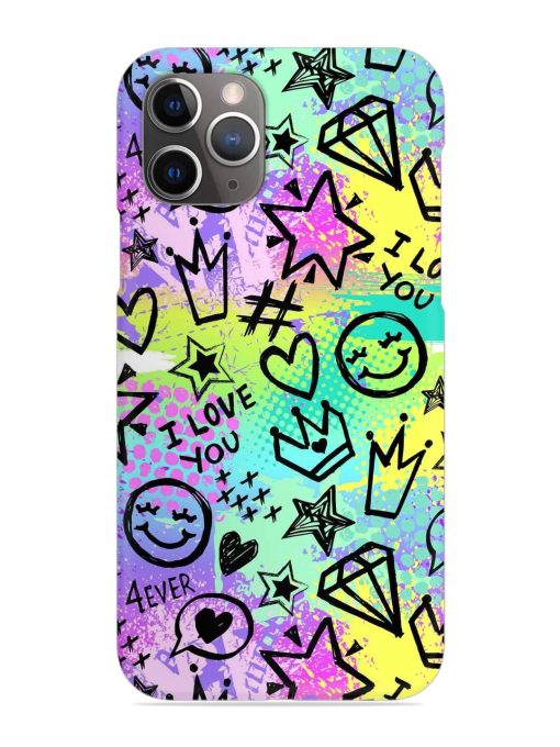 Bright Seamless Pattern Snap Case for Apple Iphone 11 Pro