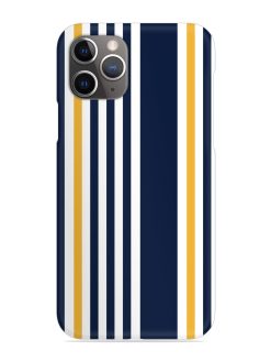 Seamless Stripe Pattern Snap Case for Apple Iphone 11 Pro