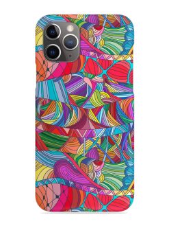 Seamless Patterns Hand Drawn Snap Case for Apple Iphone 11 Pro