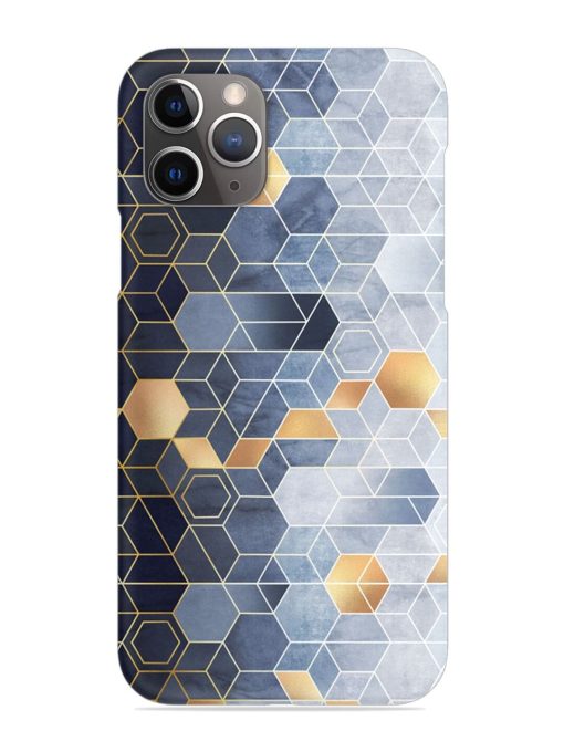 Geometric Abstraction Hexagons Snap Case for Apple Iphone 11 Pro Edge Zapvi