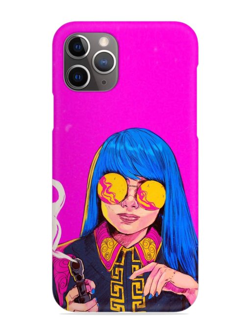 Aesthetic Anime Girl Snap Case for Apple Iphone 11 Pro Edge Zapvi