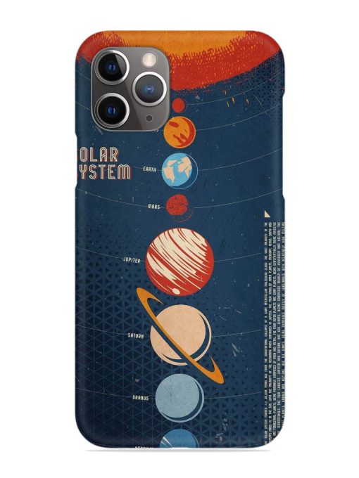 Solar System Vector Snap Case for Apple Iphone 11 Pro Edge Zapvi