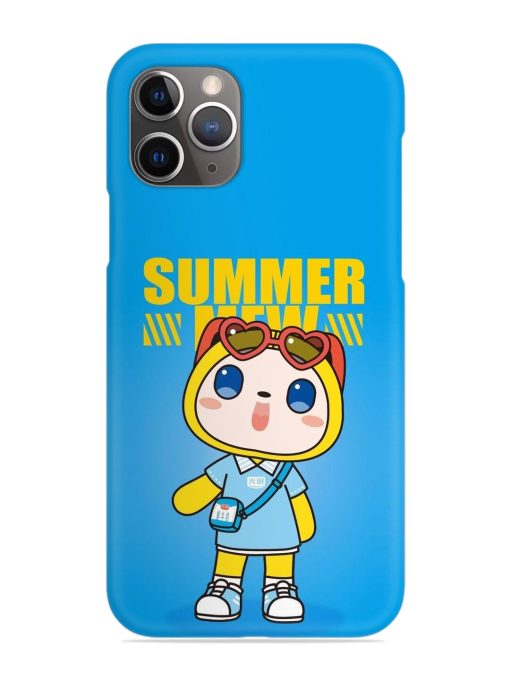 Summer Mew Cartoon Snap Case for Apple Iphone 11 Pro