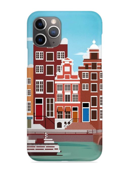 Scenery Architecture Amsterdam Landscape Snap Case for Apple Iphone 11 Pro Max Edge Zapvi