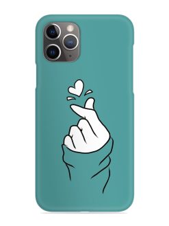 Korean Heart Sign Art Snap Case for Apple Iphone 11 Pro Max