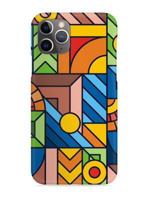 Colorful Geometric Snap Case for Apple Iphone 11 Pro Max