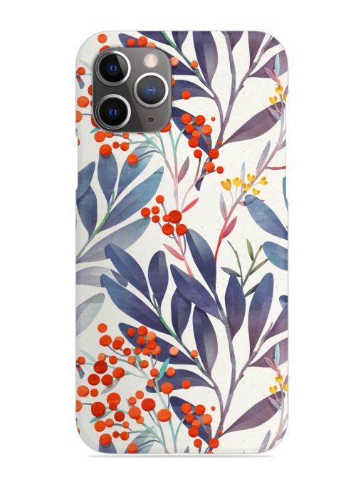 Seamless Floral Pattern Snap Case for Apple Iphone 11 Pro Max