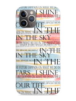 Seamless Slogans Pattern Snap Case for Apple Iphone 11 Pro Max