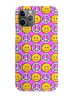 Smiley Face Peace Snap Case for Apple Iphone 11 Pro Max