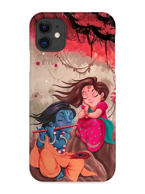 Radhe Krishna Water Art Snap Case for Apple Iphone 12 Edge Zapvi