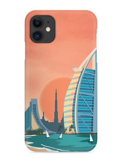 Dubai Architectural Scenery Snap Case for Apple Iphone 12