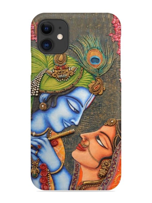 Lord Radha Krishna Flute Art Snap Case for Apple Iphone 12 Edge Zapvi