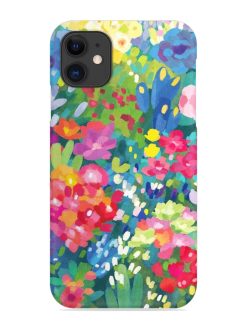 Watercolor Flower Art Snap Case for Apple Iphone 12
