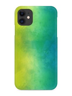 Yellow Green Gradient Snap Case for Apple Iphone 12