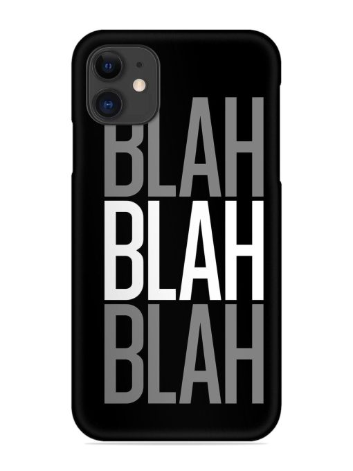 Blah Blah Blah Wallpaper Snap Case for Apple Iphone 12