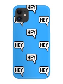 Hey Text Message Snap Case for Apple Iphone 12