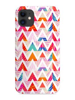 Abstract Triangle Background Snap Case for Apple Iphone 12