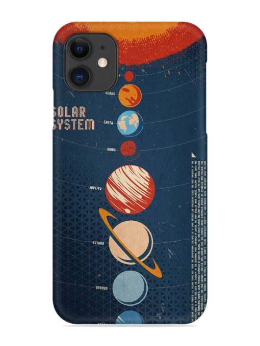 Solar System Vector Snap Case for Apple Iphone 12