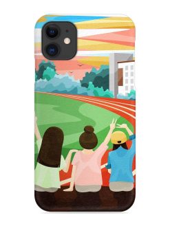 School Playground Snap Case for Apple Iphone 12