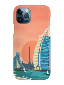Dubai Architectural Scenery Snap Case for Apple Iphone 12 Pro