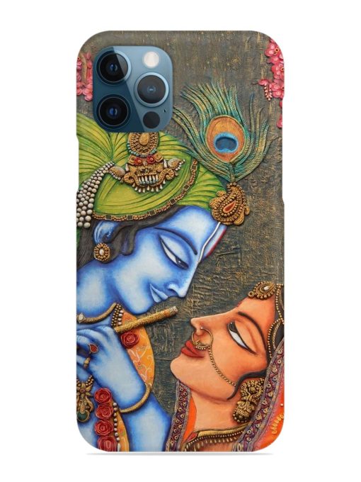 Lord Radha Krishna Flute Art Snap Case for Apple Iphone 12 Pro Edge Zapvi