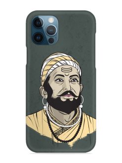 Shivaji Maharaj Vector Art Snap Case for Apple Iphone 12 Pro