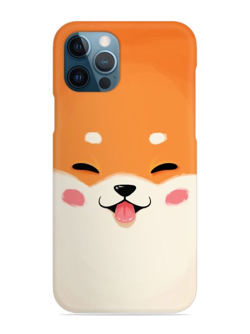 Cute Dog Face Vector Snap Case for Apple Iphone 12 Pro Edge Zapvi