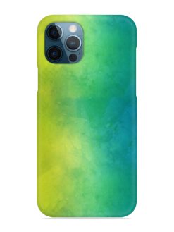 Yellow Green Gradient Snap Case for Apple Iphone 12 Pro