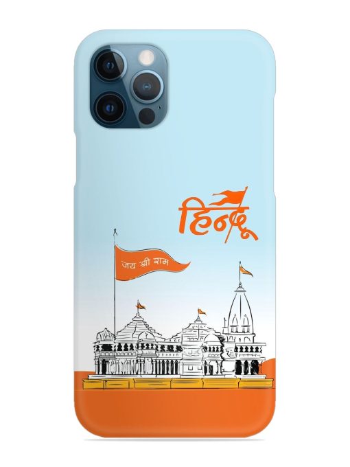 Ram Mandir Hindu Snap Case for Apple Iphone 12 Pro