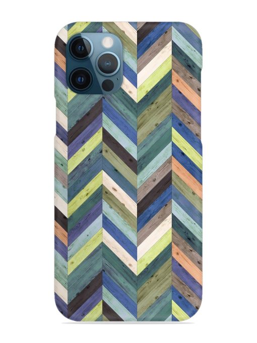 Chevron Random Color Snap Case for Apple Iphone 12 Pro