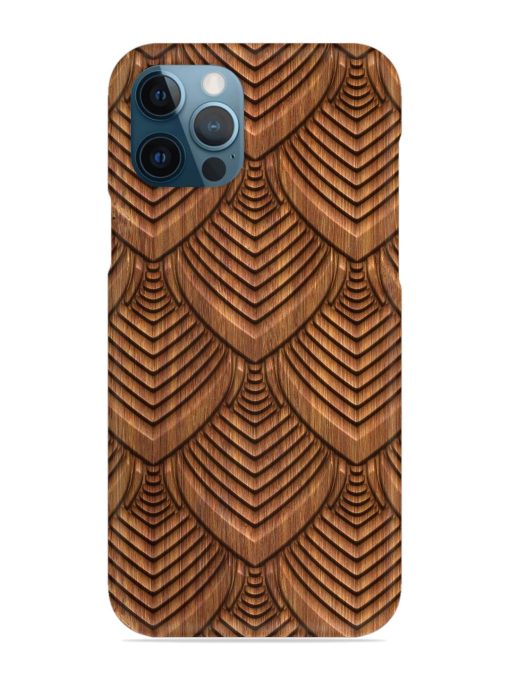 Carved Pattern On Snap Case for Apple Iphone 12 Pro