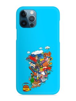 Vector Design Indian Snap Case for Apple Iphone 12 Pro