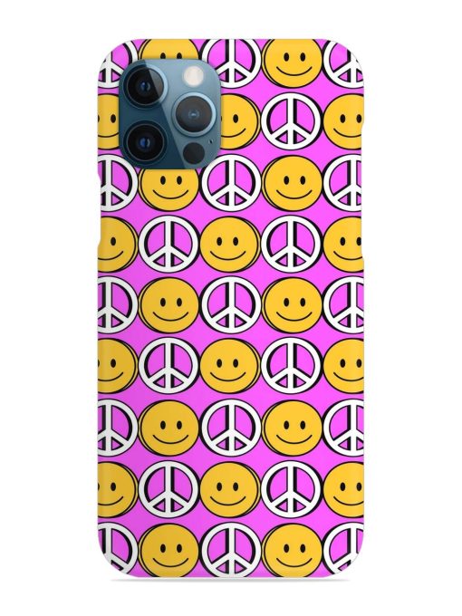 Smiley Face Peace Snap Case for Apple Iphone 12 Pro