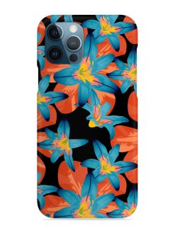 Philippine Flowers Seamless Snap Case for Apple Iphone 12 Pro