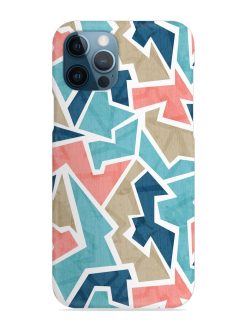 Vintage Geometric Triangle Snap Case for Apple Iphone 12 Pro
