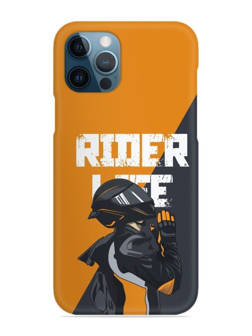 Rider Life Snap Case for Apple Iphone 12 Pro Edge Zapvi