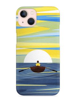 Rowing Person Ferry Paddle Snap Case for Apple Iphone 14