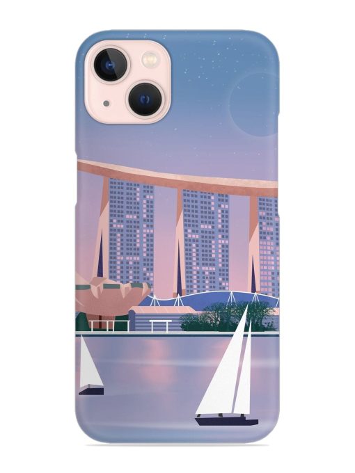 Singapore Scenery Architecture Snap Case for Apple Iphone 14 Edge Zapvi