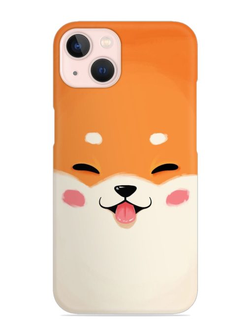 Cute Dog Face Vector Snap Case for Apple Iphone 14 Edge Zapvi