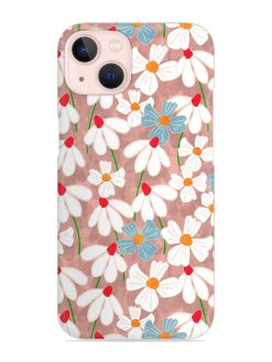 Abstract Petal Flowers Snap Case for Apple Iphone 14
