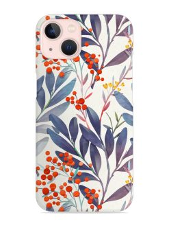 Seamless Floral Pattern Snap Case for Apple Iphone 14