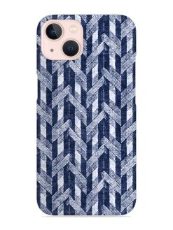Abstract Herringbone Motif Snap Case for Apple Iphone 14