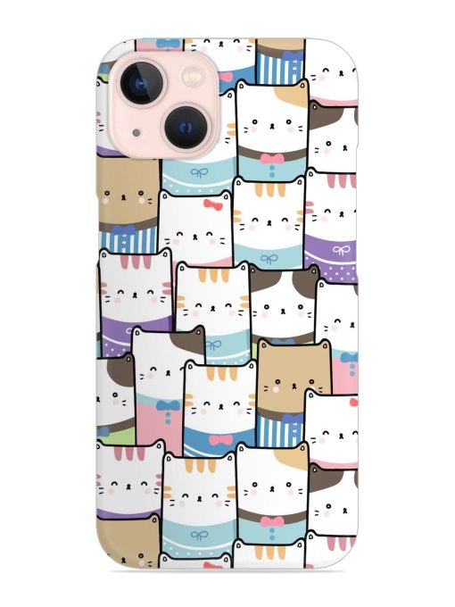 Cute Adorable Cat Snap Case for Apple Iphone 14